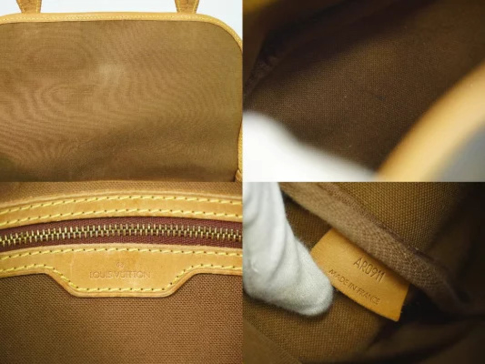 Louis Vuitton LV Gibeciere Pochette Shoulder Bag Leather Brown - Picture 9 of 9